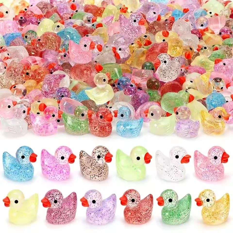 Pothos - ~ Miniatur bebek resin dengan purpurin,