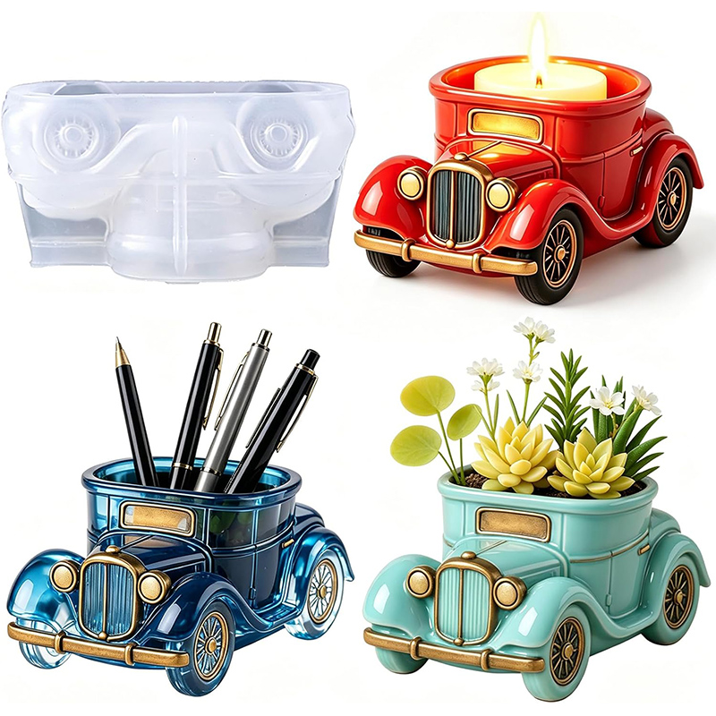 Cetakan Silikon Pot Sukulen 3D - Succulent Set ulasan dan harga