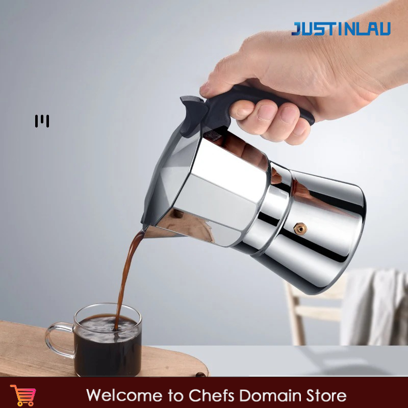 JUSTINLAU 150/300ML Panci Moka - Pothos ulasan dan harga