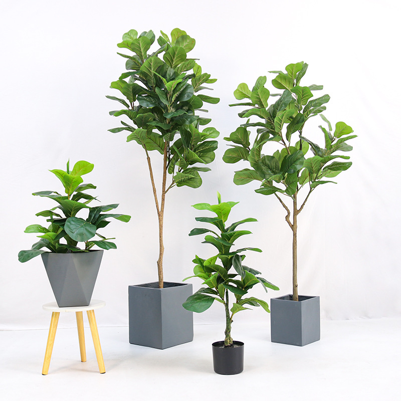 Tanaman Pot Plastik Buatan, Je - Fiddle Leaf Fig ulasan dan harga