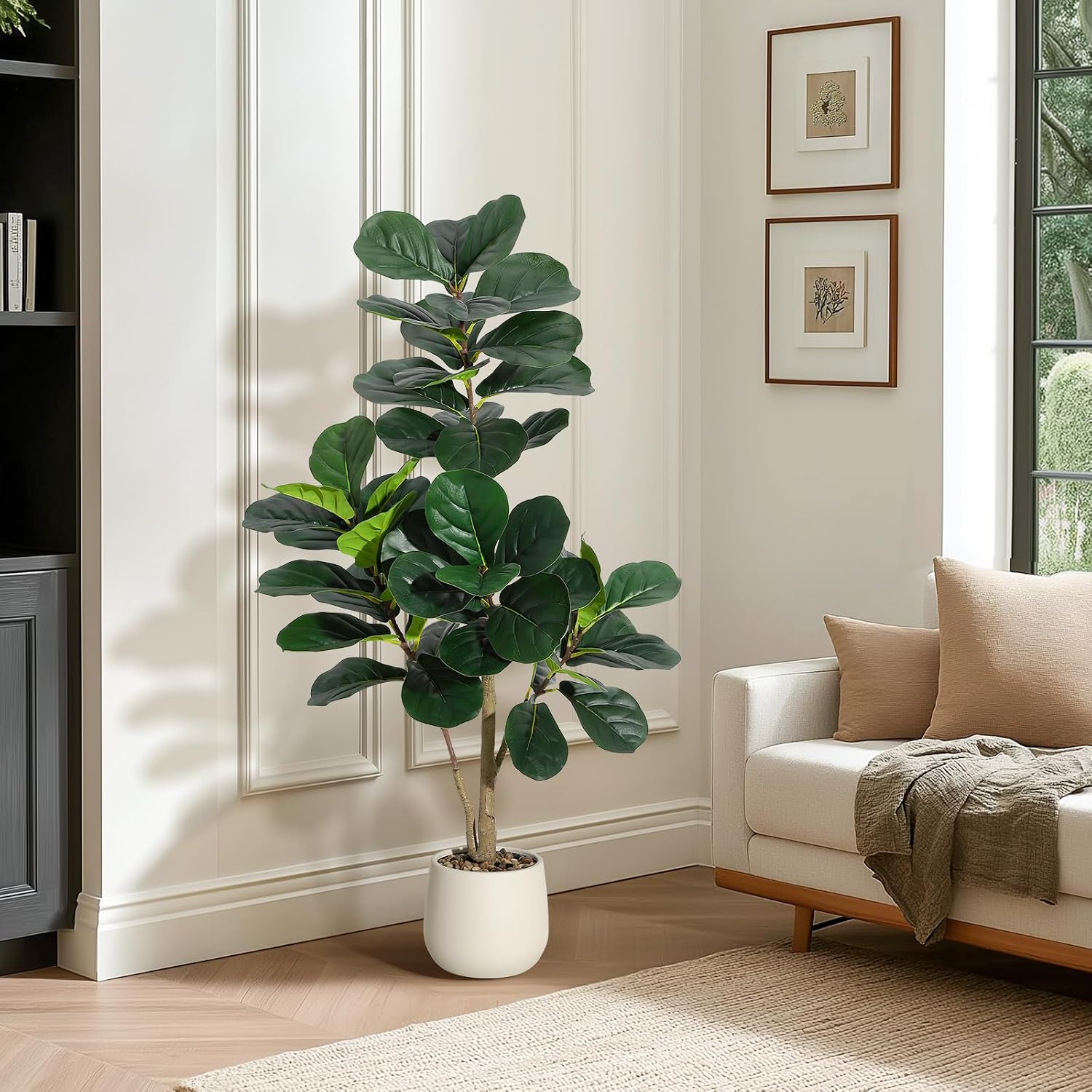 Pohon Ficus Lyrata Buatan Ting - Fiddle Leaf Fig ulasan dan harga