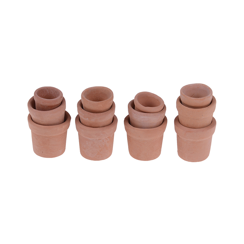 12 Buah Pot Bunga Tanah Liat M - Terracotta Pot ulasan dan harga